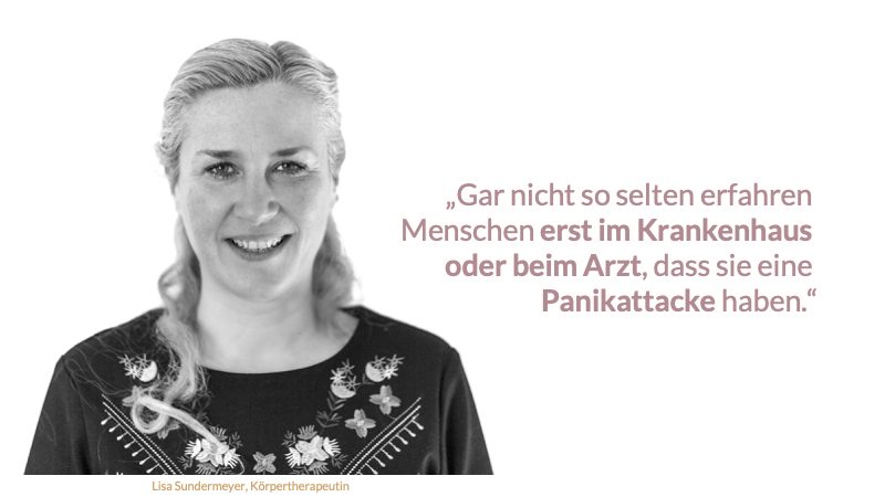 Lisa Sundermeyer: Gar nicht so selten erfahren Menschen erst im Krankenhaus oder beim Arzt, dass sie eine Panikattacke haben.