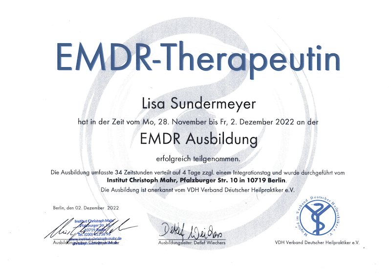 EMDR Therapie Prenzlauer Berg, Berlin und Neuruppin, Prignitz, Brandenburg